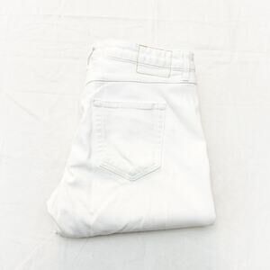 AMO Tomboy Sea Salt White Denim Button Fly Denim Jeans Size 29